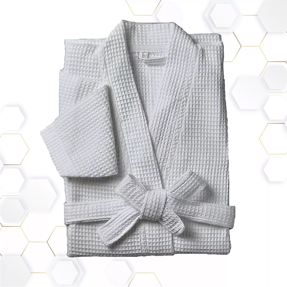 Hotel Edition  Premium Comfy Fit Bath Robe Unisex Kimono lot of 2